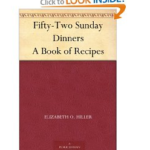 Fifty Two Sunday Dinners Free Ebook
