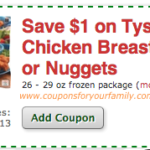 $1:1 Tyson Chicken