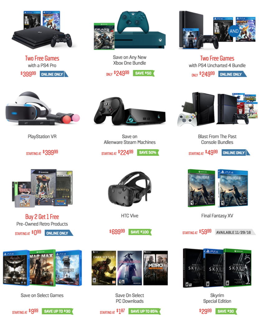 Gamestop Cyber MOnday
