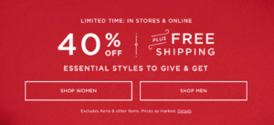 American Eagle Cyber MOnday