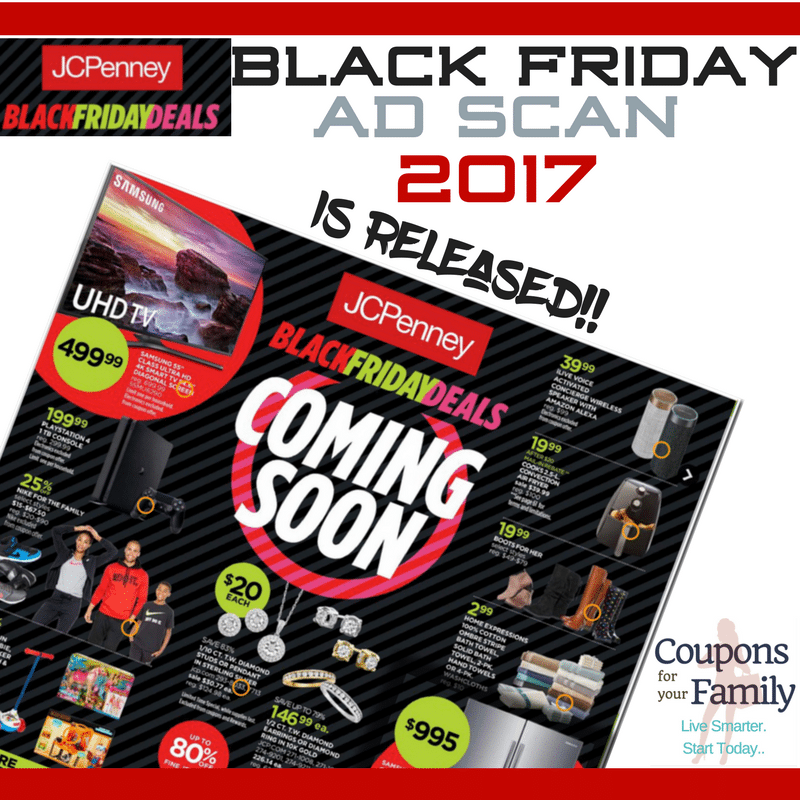 JCPenney Black Friday Ad Scan 2017 and how to get up to $500 in coupons!!