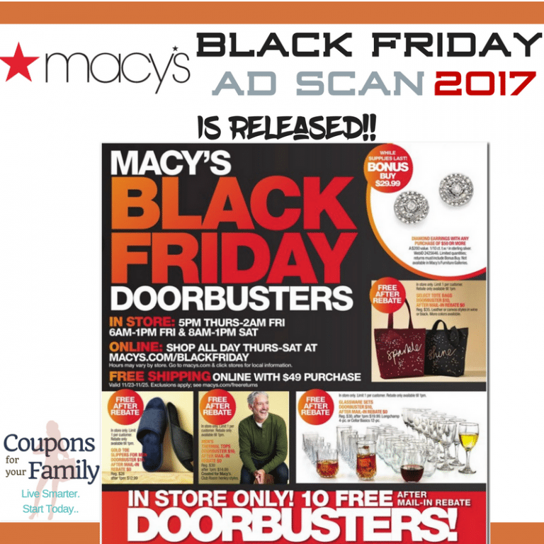 Macy's Discount Code Macy's Black Friday In Store Coupon