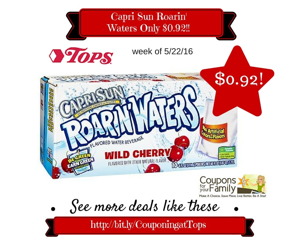 Capri sun roarin waters coupons