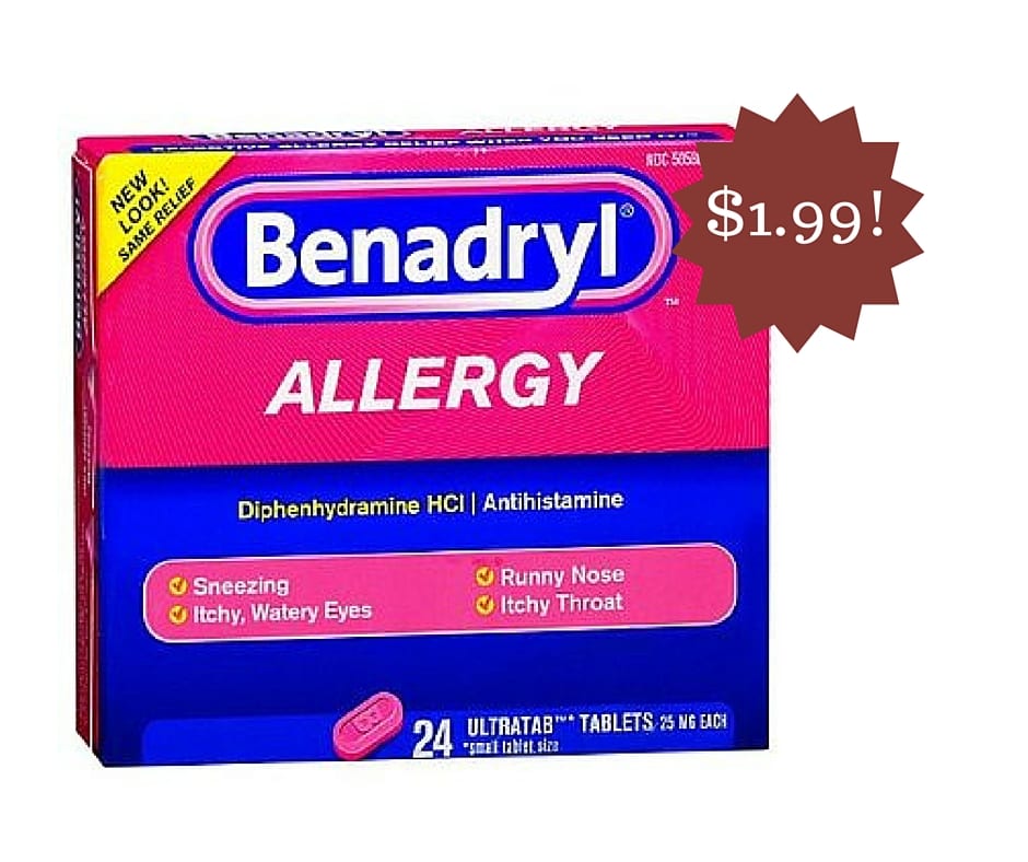 Benadryl Allergy Only 1.99