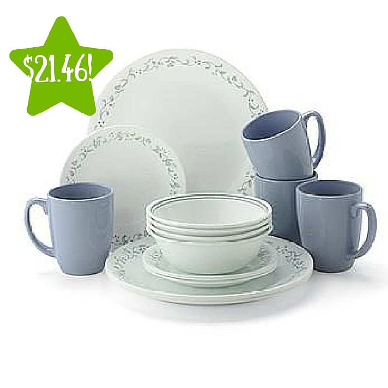 Corelle Livingware 16-Piece Dinnerware Set Only $21.46 (Reg. $39.99)