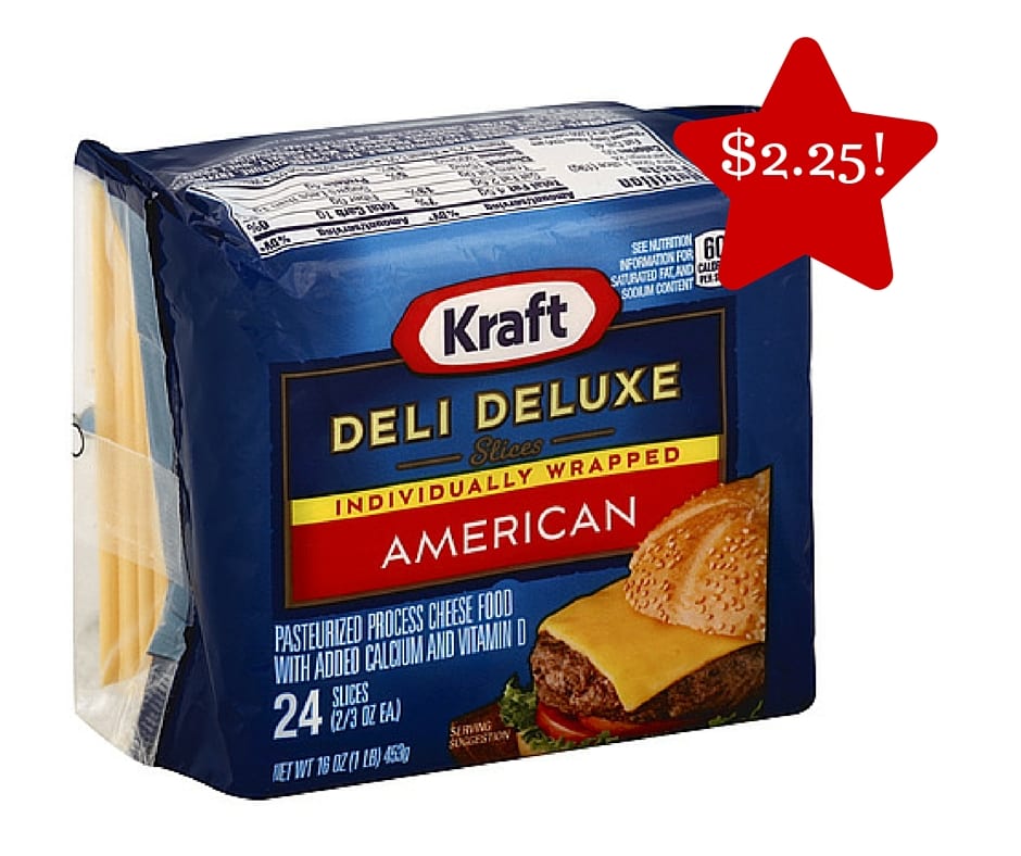 Kraft Individually Wrapped Cheese Singles Only 2.25