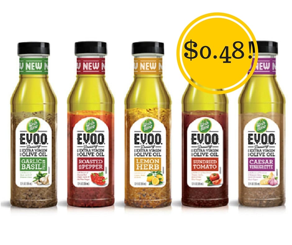 Wish Bone EVOO Dressing Only $0.48