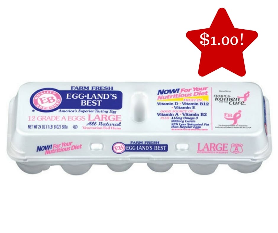 Eggland's Best Eggs Only $1.00