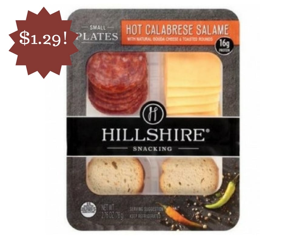 Hillshire Snacking Small Plates Only 1.29