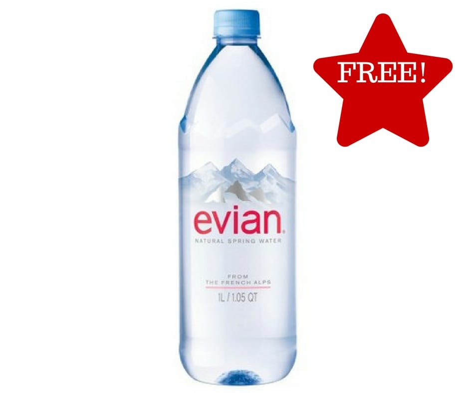 Tops FREE Evian Spring Water