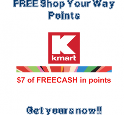**HURRY** FREE Shop Your Way Points via Text for KMART- get $5-$7 NOW