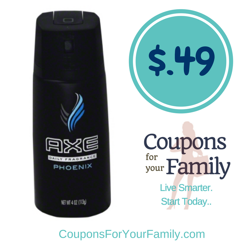 Ax body spray coupons