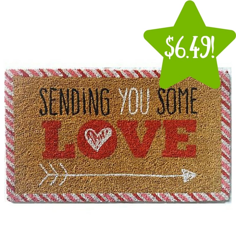 Kmart Allure Sending You Love Door Mat Only 6.49 (Reg. 13)