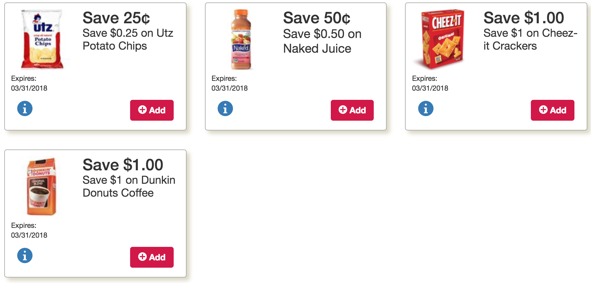 Naked coupons