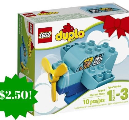 Amazon: LEGO DUPLO My First Plane Building Kit Only $2.50 (Reg. $4)