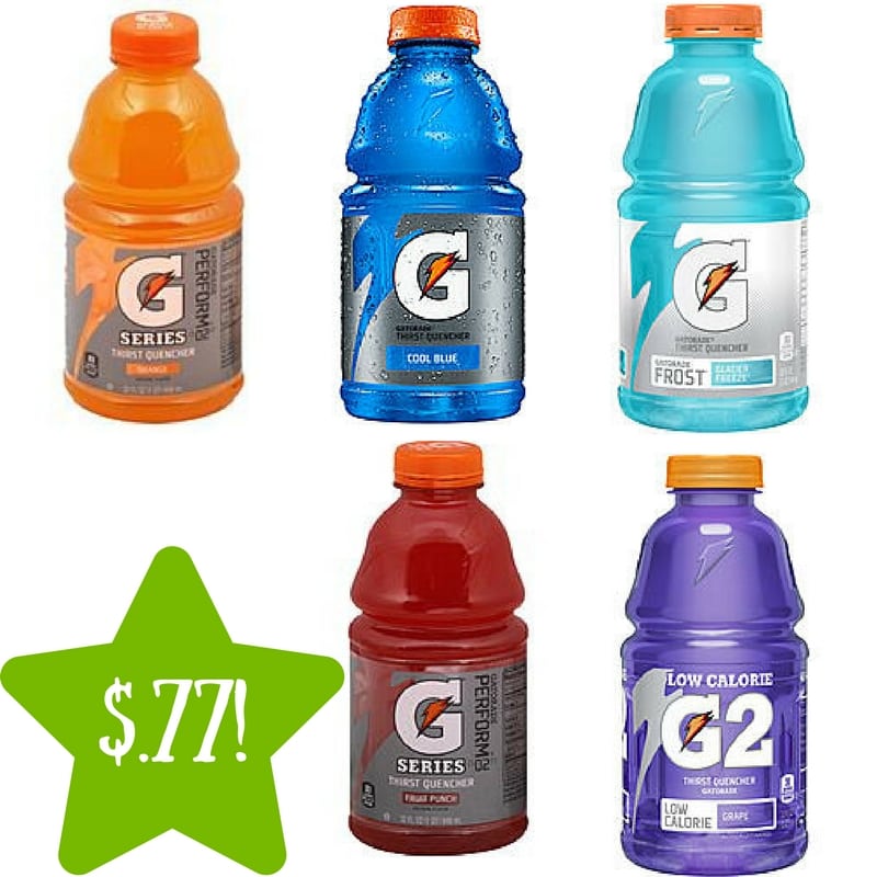 Kmart Gatorade Sports & Energy Drinks Only 0.77 (Reg. 1.49)