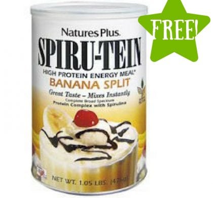 FREE Banana Split SPIRU-TEIN Shake Sample