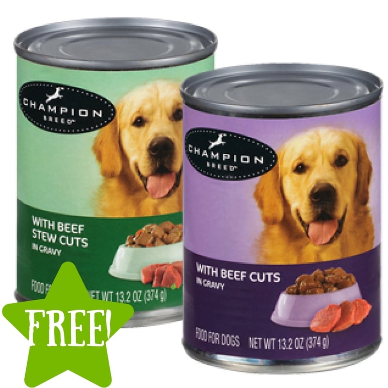 Kmart: FREE Champion Breed Canned Dog Food (5/5-5/7) LOAD TODAY