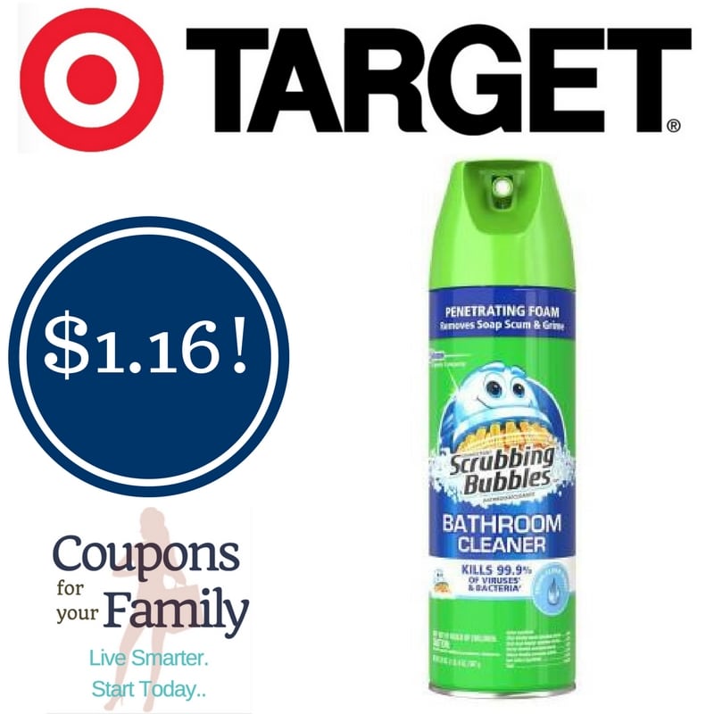 Target: Scrubbing Bubbles Bathroom Cleaner Only $1.16