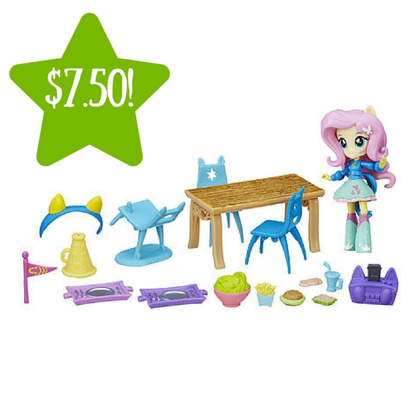 Kmart: My Little Pony Equestria Girls Minis Fluttershy School Cafeteria Set Only $7.50 (Reg. $15, Today Only)
