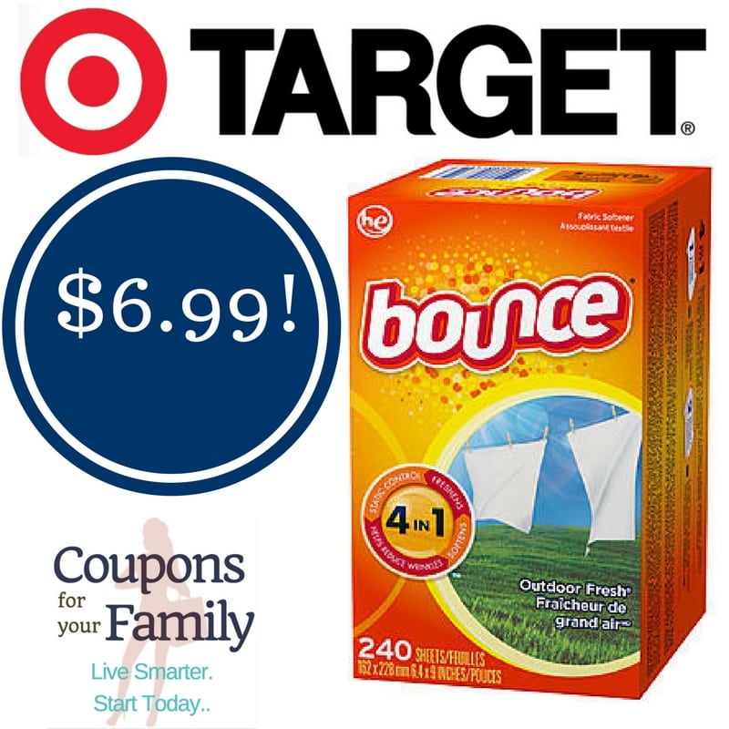 Target: Bounce Dryer Sheets Only $6.99