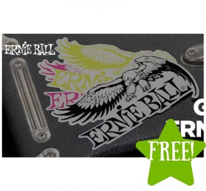 FREE Ernie Ball Sticker