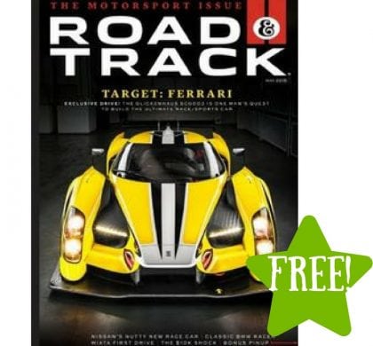 FREE Road & Track Magazine Subscription