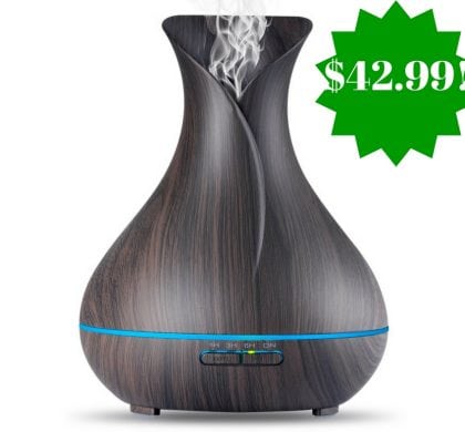 Amazon: Aroma Essential Oil Diffuser Only $42.99 (Reg. $110)
