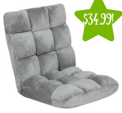 Sears: Adjustable Cushioned Floor Gaming Chair Only $34.99 (Reg. $130, Today Only)