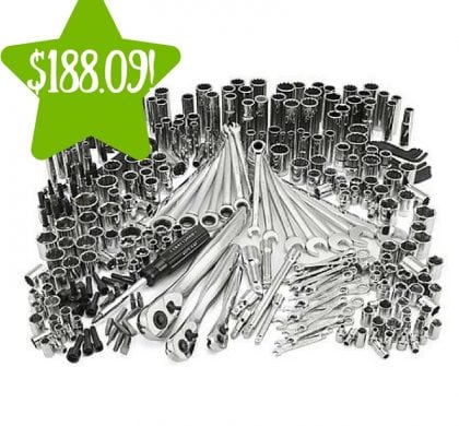 Sears: Craftsman 311 piece Mechanics Tool Set Only $188.09 After Points (Reg. $400)