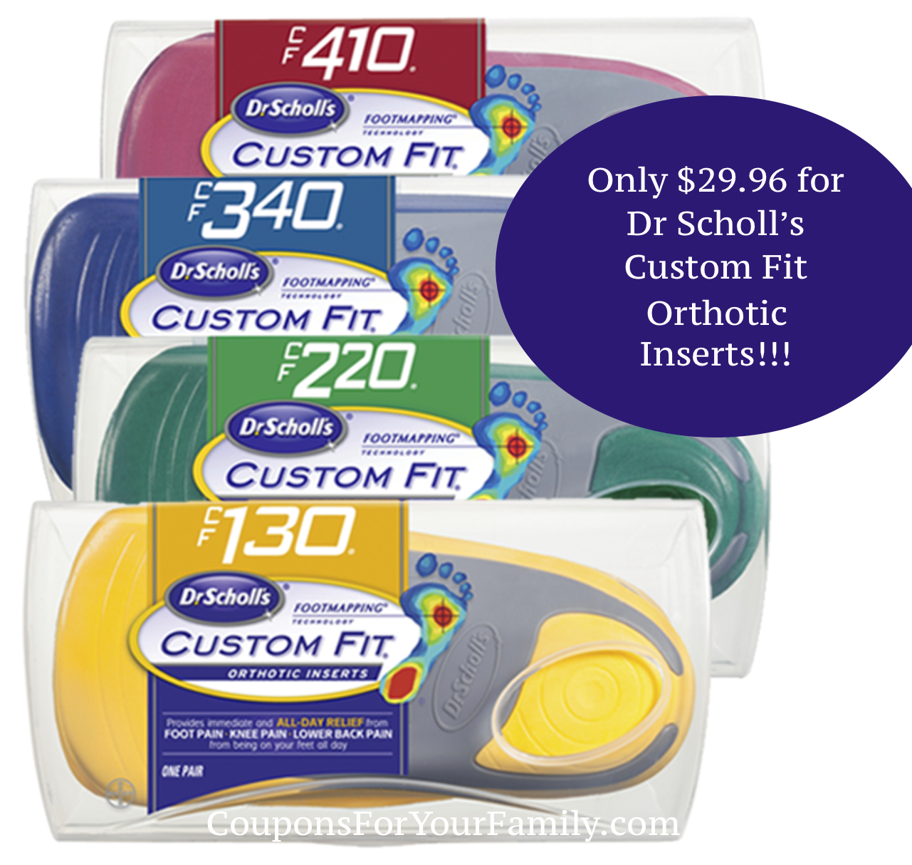 Get Dr Scholls Custom Fit Foot Inserts For Only 29 96 Reg 49 96 At get-dr-scholls-custom-fit-foot-inserts-for-only-29-96-reg-49-96-at