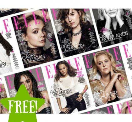 FREE Elle Magazine Subscription