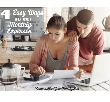 4 Easy Ways to Cut Your Monthly Expenses
