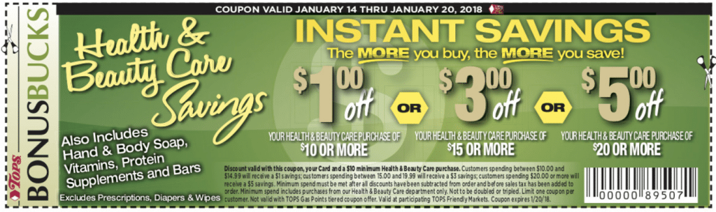 Harmon discount health beauty coupons