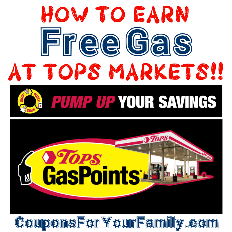 Earn Free Gas at Tops MArkets