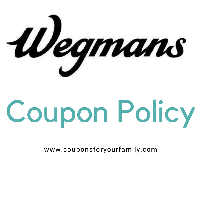 wegmans coupon policy