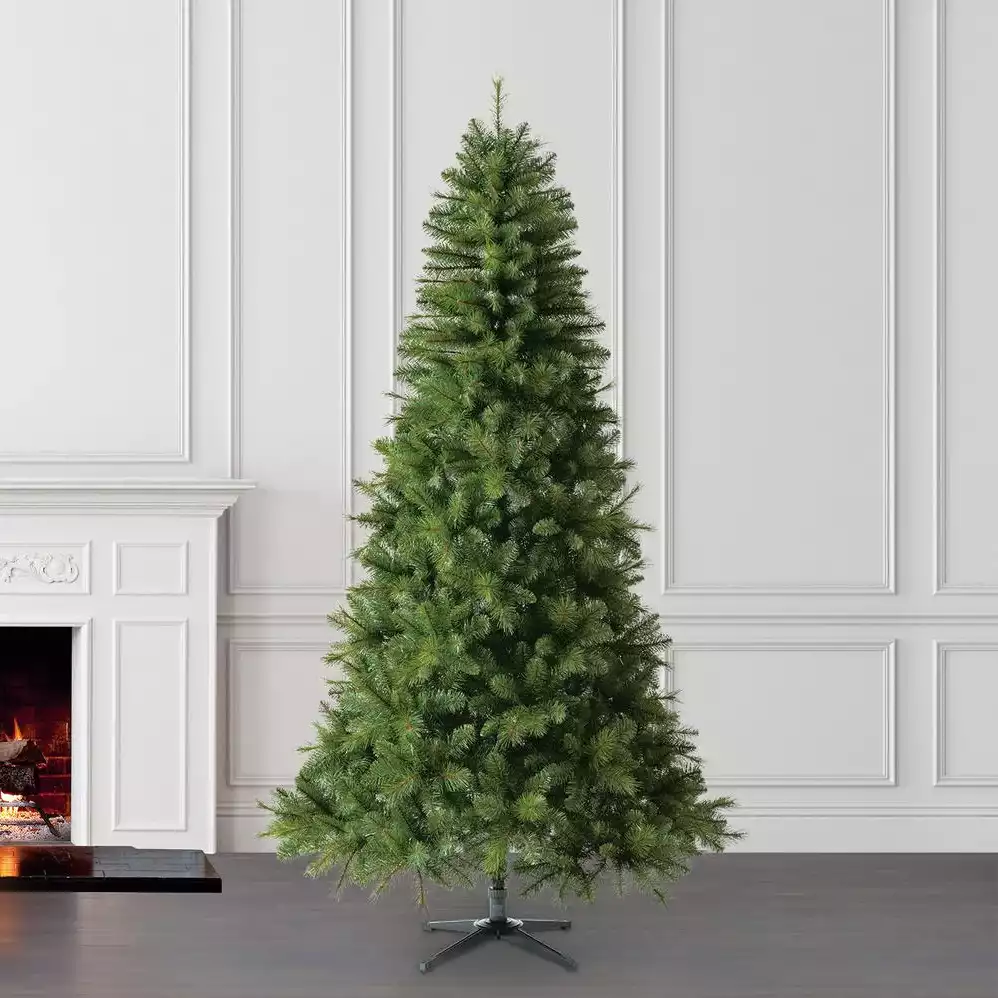 Home Accents Holiday 7.5 ft. Unlit Wesley Pine Artificial Christmas Tree