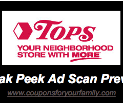 Tops Weekly Sales Ad and Coupons