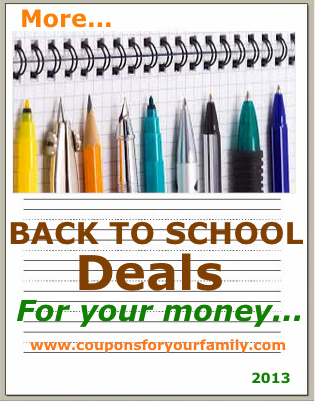 Back To School Deals