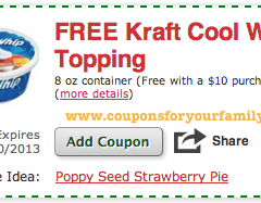 Free Kraft Cool Whip
