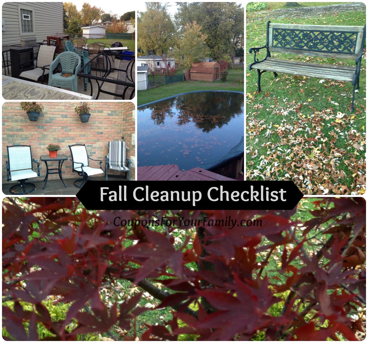 Fall Cleanup Checklist