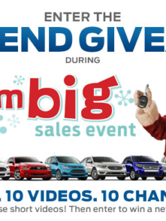 Win a New Ford Car Truck or SUv