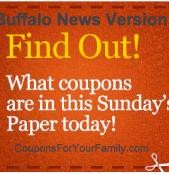 Sunday Coupon Preview for Buffalo