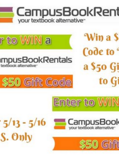 Campus Book Rentals Giveaway