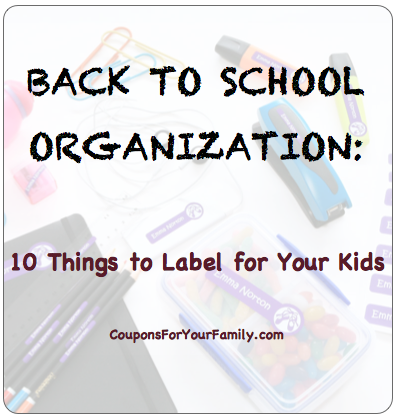 Back to School Organization