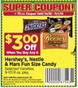 Tops Halloween Super coupon