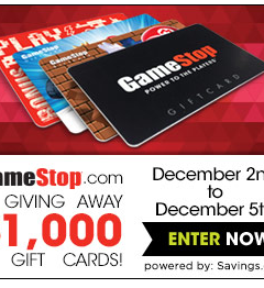 Gamestop Giveaway