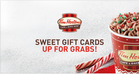 Tim Hortons Menu & Giveaway