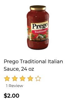 DG Prego coupon Deal