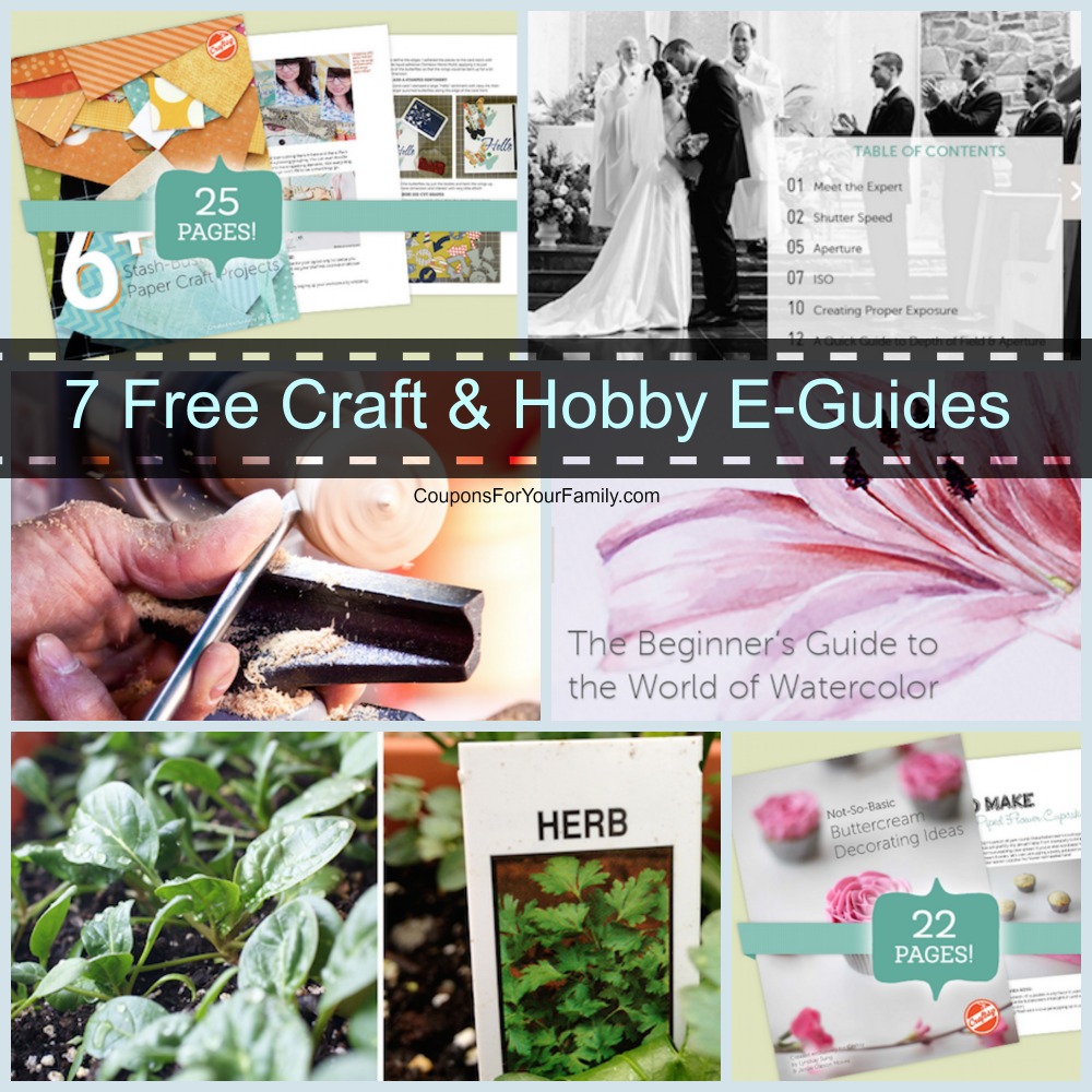 7 Free Craft and Hobby Guides